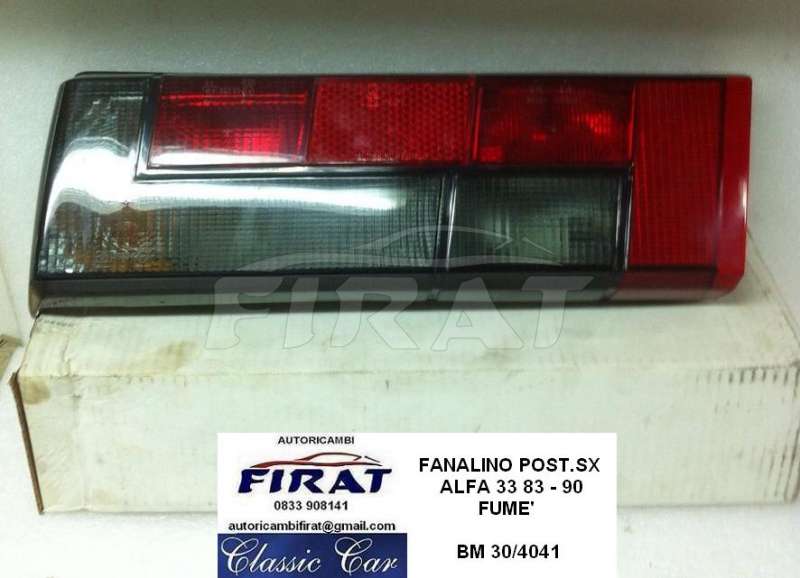 FANALINO ALFA 33 83 - 90 POST.SX FUME'